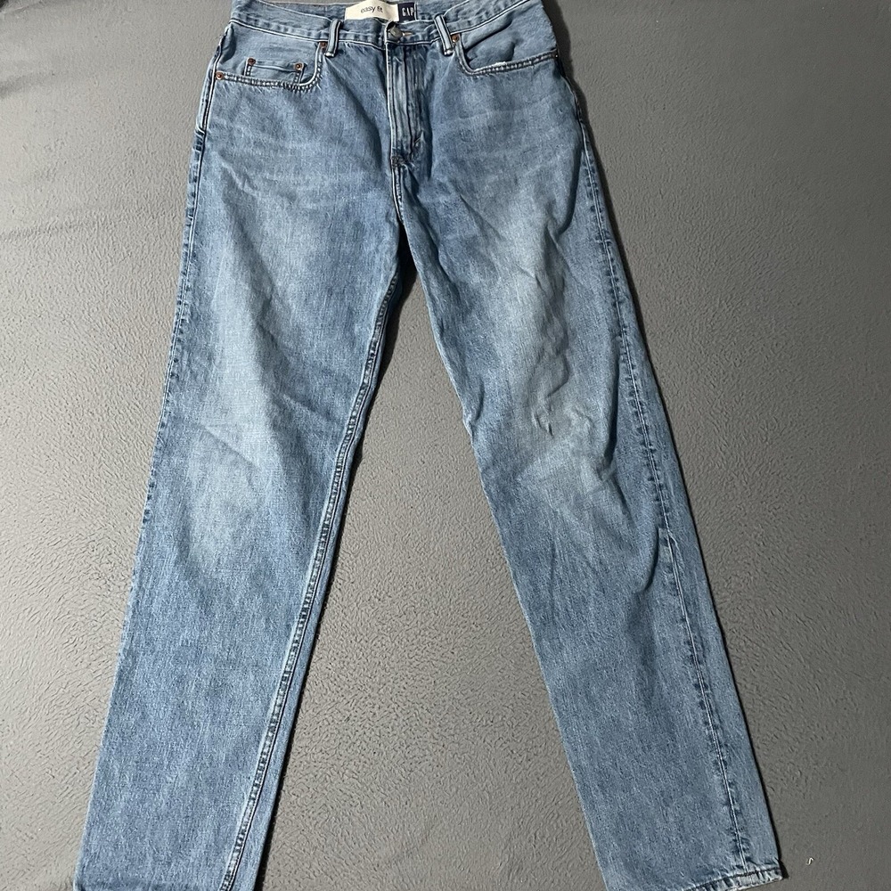 Vintage GAP Medium Wash Denim Pale Blue Jeans Bootcut‎ Size 33X34 Fade